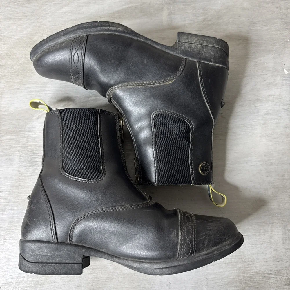Moretta Action Flex Black Leather Women's Equestrian Riding Boot Size 4 Clio